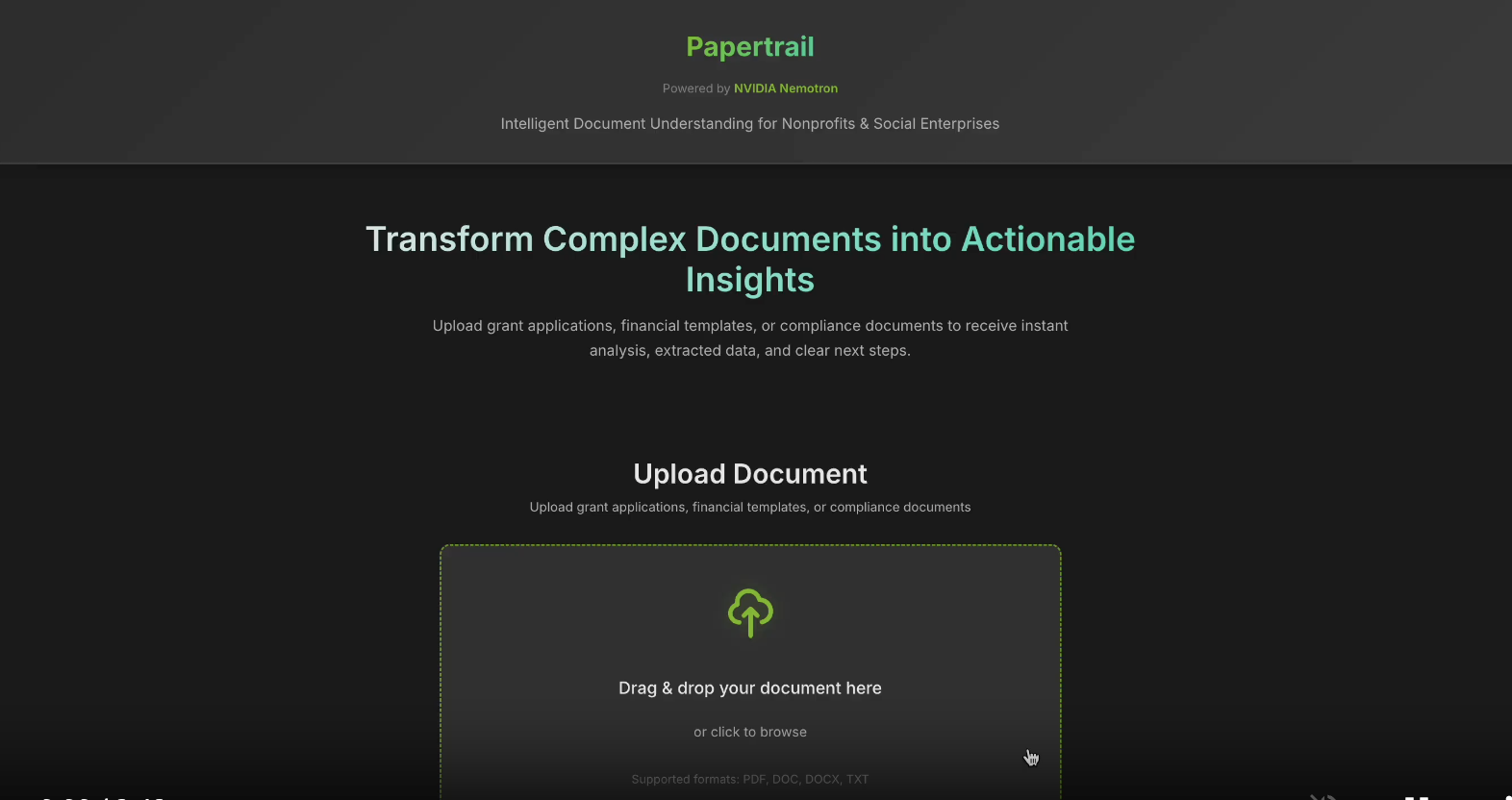PaperTrail screenshot